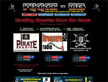 Tablet Screenshot of pirateradioofthetreasurecoast.com